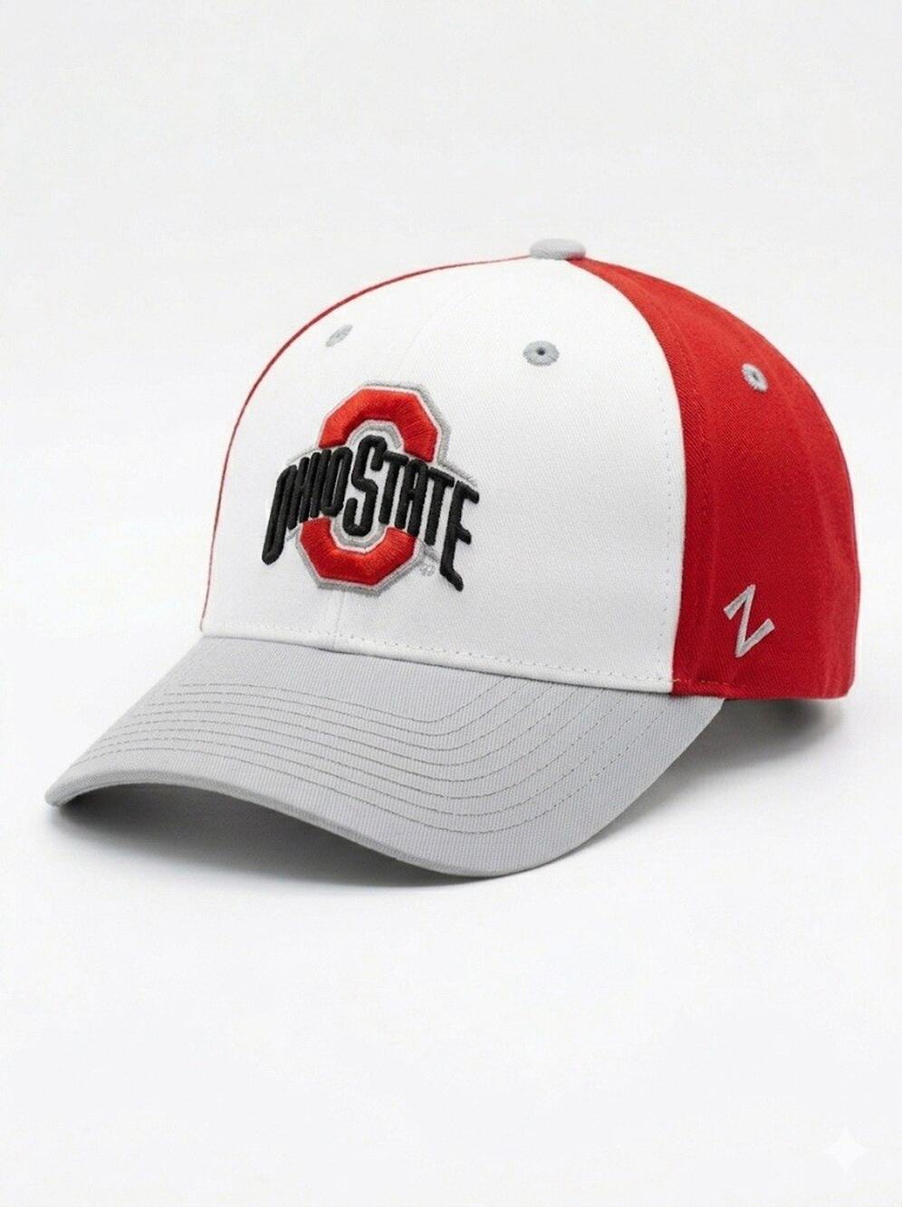 Ohio State Buckeyes Zephyr Kids/Youth Adjustable Hat / Cap - Red